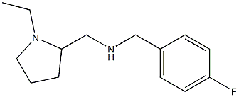 [(1-ethylpyrrolidin-2-yl)methyl][(4-fluorophenyl)methyl]amine Struktur