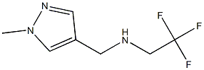 [(1-methyl-1H-pyrazol-4-yl)methyl](2,2,2-trifluoroethyl)amine Struktur