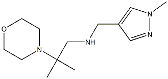 [(1-methyl-1H-pyrazol-4-yl)methyl][2-methyl-2-(morpholin-4-yl)propyl]amine Struktur