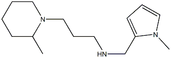 [(1-methyl-1H-pyrrol-2-yl)methyl][3-(2-methylpiperidin-1-yl)propyl]amine Struktur