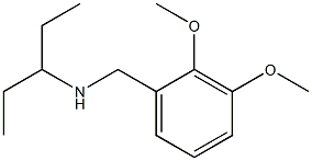 [(2,3-dimethoxyphenyl)methyl](pentan-3-yl)amine Struktur