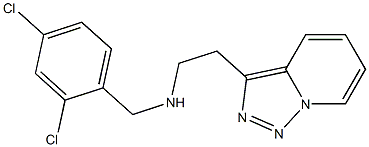 [(2,4-dichlorophenyl)methyl](2-{[1,2,4]triazolo[3,4-a]pyridin-3-yl}ethyl)amine Struktur