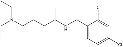 [(2,4-dichlorophenyl)methyl][5-(diethylamino)pentan-2-yl]amine Struktur