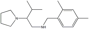 [(2,4-dimethylphenyl)methyl][3-methyl-2-(pyrrolidin-1-yl)butyl]amine Struktur