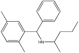 [(2,5-dimethylphenyl)(phenyl)methyl](pentan-2-yl)amine Struktur