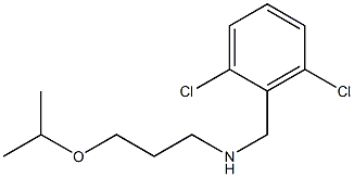 [(2,6-dichlorophenyl)methyl][3-(propan-2-yloxy)propyl]amine Struktur