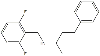 [(2,6-difluorophenyl)methyl](4-phenylbutan-2-yl)amine Struktur