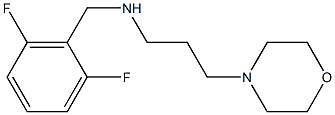 [(2,6-difluorophenyl)methyl][3-(morpholin-4-yl)propyl]amine Struktur