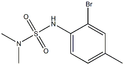 [(2-bromo-4-methylphenyl)sulfamoyl]dimethylamine Struktur