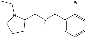 [(2-bromophenyl)methyl][(1-ethylpyrrolidin-2-yl)methyl]amine Struktur