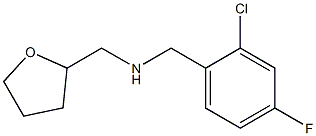 [(2-chloro-4-fluorophenyl)methyl](oxolan-2-ylmethyl)amine Struktur