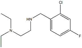 [(2-chloro-4-fluorophenyl)methyl][2-(diethylamino)ethyl]amine Struktur