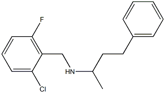 [(2-chloro-6-fluorophenyl)methyl](4-phenylbutan-2-yl)amine Struktur