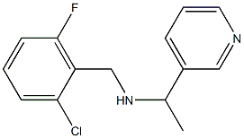 [(2-chloro-6-fluorophenyl)methyl][1-(pyridin-3-yl)ethyl]amine Struktur