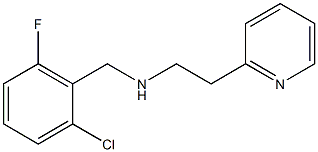 [(2-chloro-6-fluorophenyl)methyl][2-(pyridin-2-yl)ethyl]amine Struktur