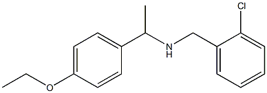 [(2-chlorophenyl)methyl][1-(4-ethoxyphenyl)ethyl]amine Struktur