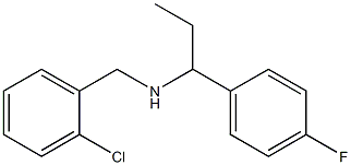 [(2-chlorophenyl)methyl][1-(4-fluorophenyl)propyl]amine Struktur