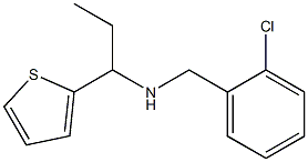 [(2-chlorophenyl)methyl][1-(thiophen-2-yl)propyl]amine Struktur