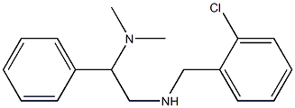 [(2-chlorophenyl)methyl][2-(dimethylamino)-2-phenylethyl]amine Struktur