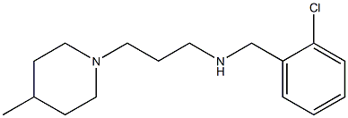 [(2-chlorophenyl)methyl][3-(4-methylpiperidin-1-yl)propyl]amine Struktur