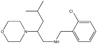 [(2-chlorophenyl)methyl][4-methyl-2-(morpholin-4-yl)pentyl]amine Struktur