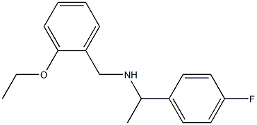 [(2-ethoxyphenyl)methyl][1-(4-fluorophenyl)ethyl]amine Struktur