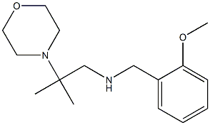 [(2-methoxyphenyl)methyl][2-methyl-2-(morpholin-4-yl)propyl]amine Struktur