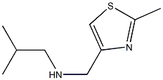 [(2-methyl-1,3-thiazol-4-yl)methyl](2-methylpropyl)amine Struktur