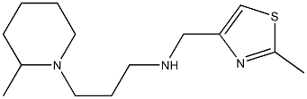 [(2-methyl-1,3-thiazol-4-yl)methyl][3-(2-methylpiperidin-1-yl)propyl]amine Struktur