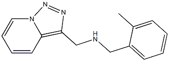 [(2-methylphenyl)methyl]({[1,2,4]triazolo[3,4-a]pyridin-3-ylmethyl})amine Struktur