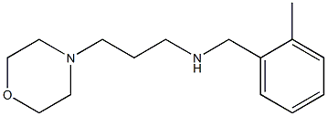 [(2-methylphenyl)methyl][3-(morpholin-4-yl)propyl]amine Struktur