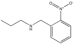 [(2-nitrophenyl)methyl](propyl)amine Struktur