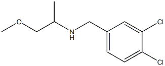 [(3,4-dichlorophenyl)methyl](1-methoxypropan-2-yl)amine Struktur