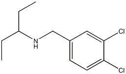 [(3,4-dichlorophenyl)methyl](pentan-3-yl)amine Struktur