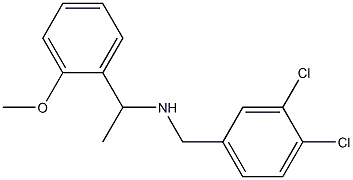 [(3,4-dichlorophenyl)methyl][1-(2-methoxyphenyl)ethyl]amine Struktur