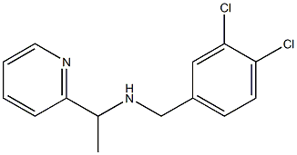 [(3,4-dichlorophenyl)methyl][1-(pyridin-2-yl)ethyl]amine Struktur