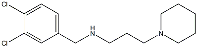 [(3,4-dichlorophenyl)methyl][3-(piperidin-1-yl)propyl]amine Struktur