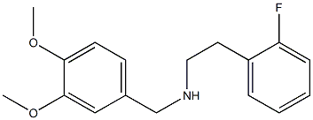 [(3,4-dimethoxyphenyl)methyl][2-(2-fluorophenyl)ethyl]amine Struktur