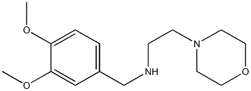 [(3,4-dimethoxyphenyl)methyl][2-(morpholin-4-yl)ethyl]amine Struktur