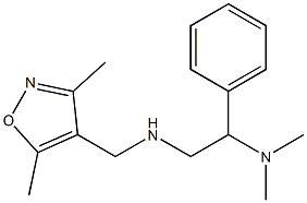 [(3,5-dimethyl-1,2-oxazol-4-yl)methyl][2-(dimethylamino)-2-phenylethyl]amine Struktur