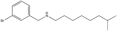 [(3-bromophenyl)methyl](7-methyloctyl)amine Struktur