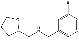 [(3-bromophenyl)methyl][1-(oxolan-2-yl)ethyl]amine Struktur