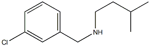 [(3-chlorophenyl)methyl](3-methylbutyl)amine Struktur