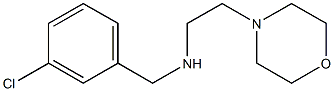 [(3-chlorophenyl)methyl][2-(morpholin-4-yl)ethyl]amine Struktur