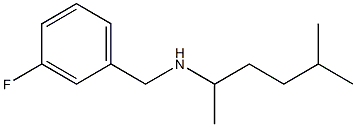 [(3-fluorophenyl)methyl](5-methylhexan-2-yl)amine Struktur