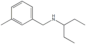 [(3-methylphenyl)methyl](pentan-3-yl)amine Struktur