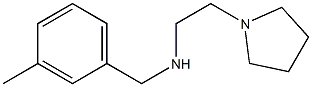 [(3-methylphenyl)methyl][2-(pyrrolidin-1-yl)ethyl]amine Struktur