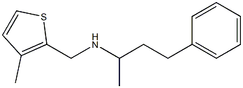 [(3-methylthiophen-2-yl)methyl](4-phenylbutan-2-yl)amine Struktur