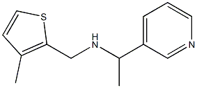 [(3-methylthiophen-2-yl)methyl][1-(pyridin-3-yl)ethyl]amine Struktur