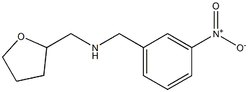 [(3-nitrophenyl)methyl](oxolan-2-ylmethyl)amine Struktur